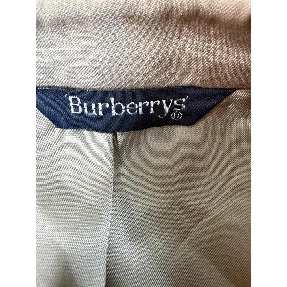 Vintage Burberrys Double Breasted Wool Blazer Men's Tan Taupe‎ Patrick James USA